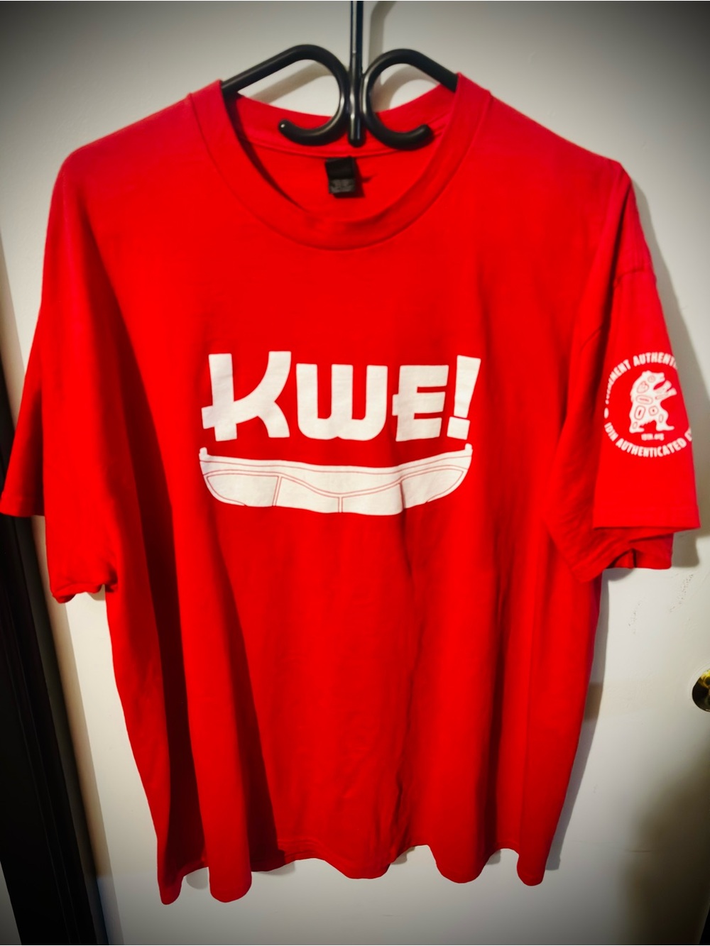 Gildan Red KWE! Graphic Short Sleeve Tee